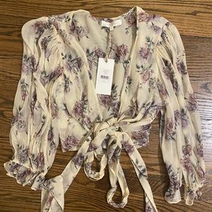 LoveShackFancy Floral Blouse
